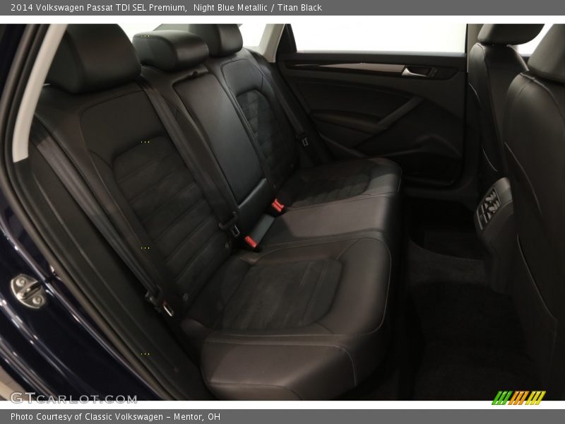 Night Blue Metallic / Titan Black 2014 Volkswagen Passat TDI SEL Premium