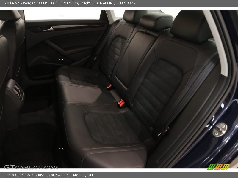 Night Blue Metallic / Titan Black 2014 Volkswagen Passat TDI SEL Premium