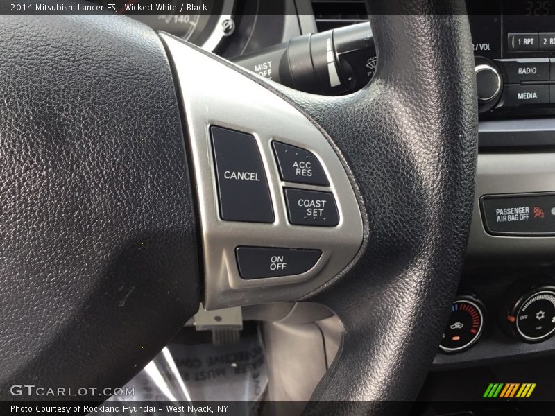 Wicked White / Black 2014 Mitsubishi Lancer ES