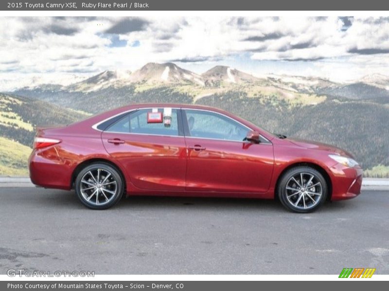 Ruby Flare Pearl / Black 2015 Toyota Camry XSE
