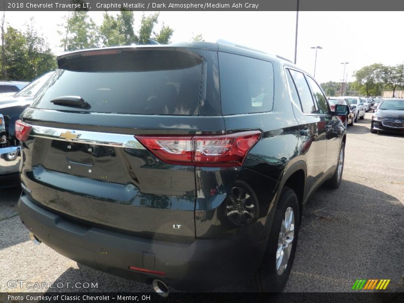 Graphite Metallic / Dark Atmosphere/Medium Ash Gray 2018 Chevrolet Traverse LT