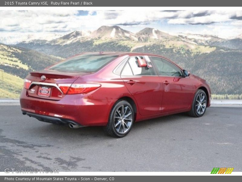 Ruby Flare Pearl / Black 2015 Toyota Camry XSE