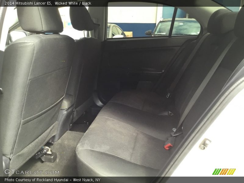 Wicked White / Black 2014 Mitsubishi Lancer ES