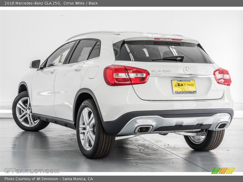 Cirrus White / Black 2018 Mercedes-Benz GLA 250