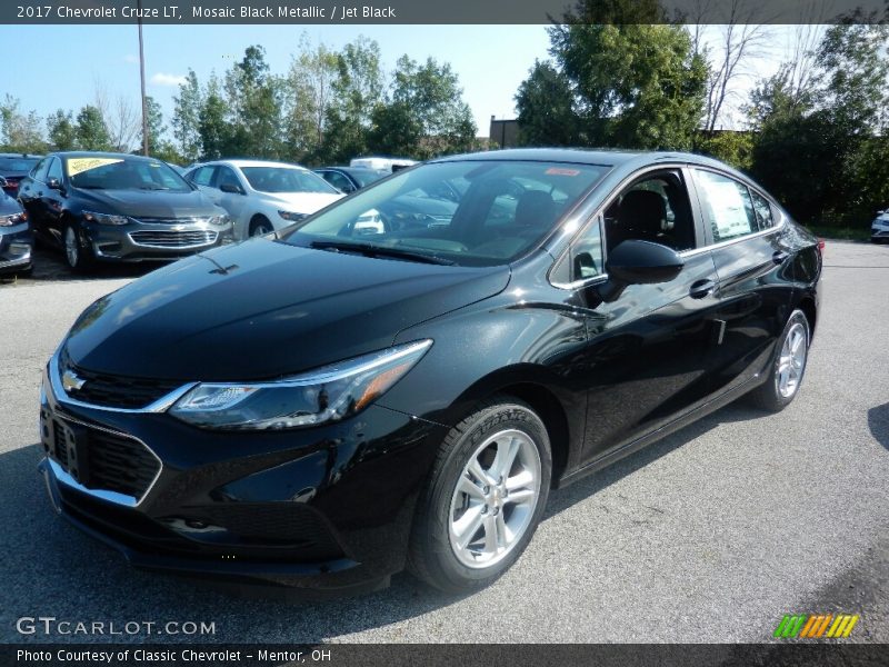 Mosaic Black Metallic / Jet Black 2017 Chevrolet Cruze LT