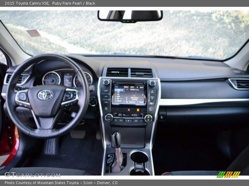 Ruby Flare Pearl / Black 2015 Toyota Camry XSE