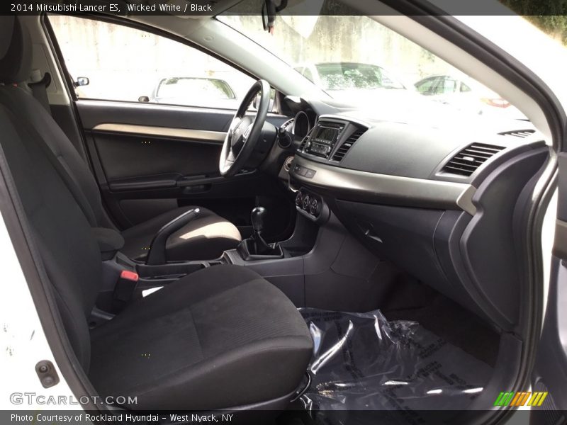 Wicked White / Black 2014 Mitsubishi Lancer ES