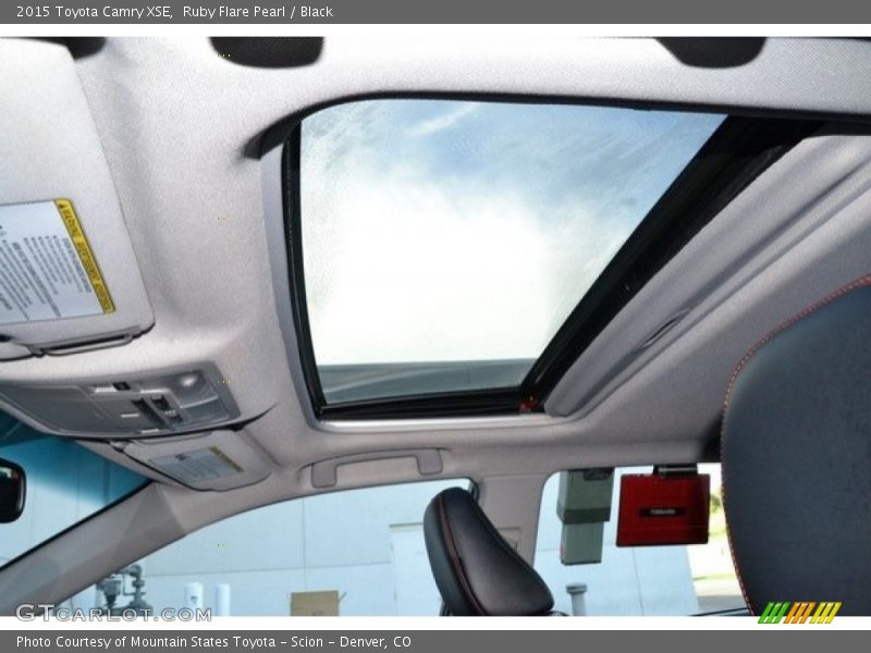 Ruby Flare Pearl / Black 2015 Toyota Camry XSE