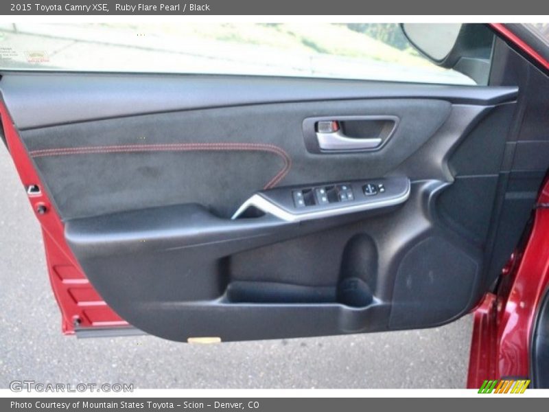 Ruby Flare Pearl / Black 2015 Toyota Camry XSE