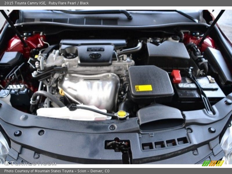 Ruby Flare Pearl / Black 2015 Toyota Camry XSE