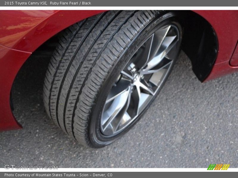 Ruby Flare Pearl / Black 2015 Toyota Camry XSE