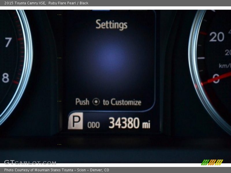 Ruby Flare Pearl / Black 2015 Toyota Camry XSE