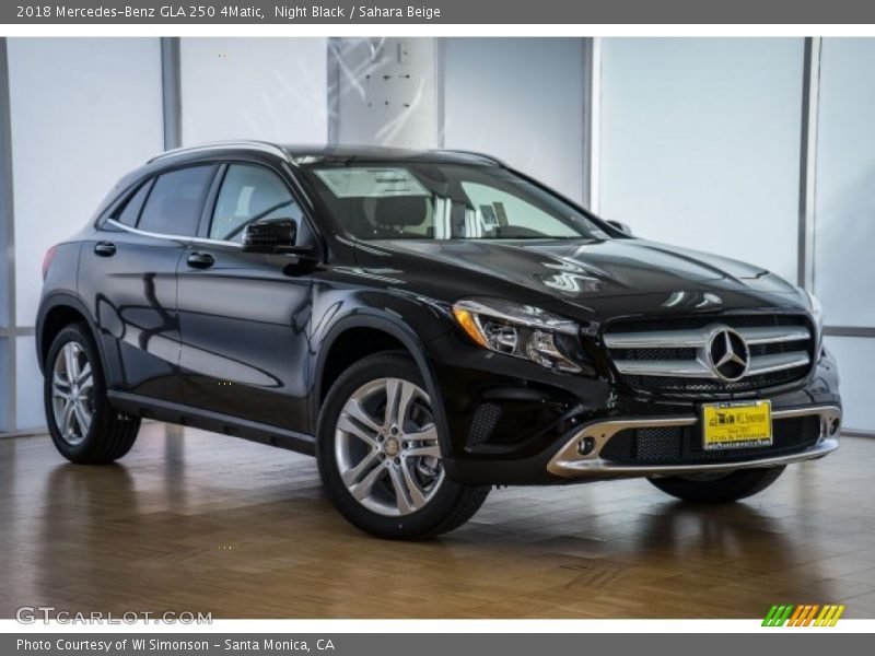 Night Black / Sahara Beige 2018 Mercedes-Benz GLA 250 4Matic