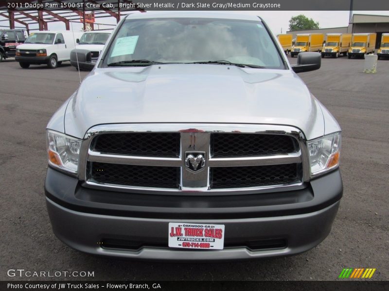Bright Silver Metallic / Dark Slate Gray/Medium Graystone 2011 Dodge Ram 1500 ST Crew Cab