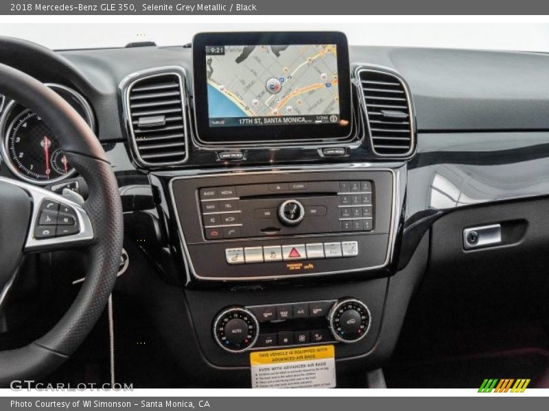Selenite Grey Metallic / Black 2018 Mercedes-Benz GLE 350