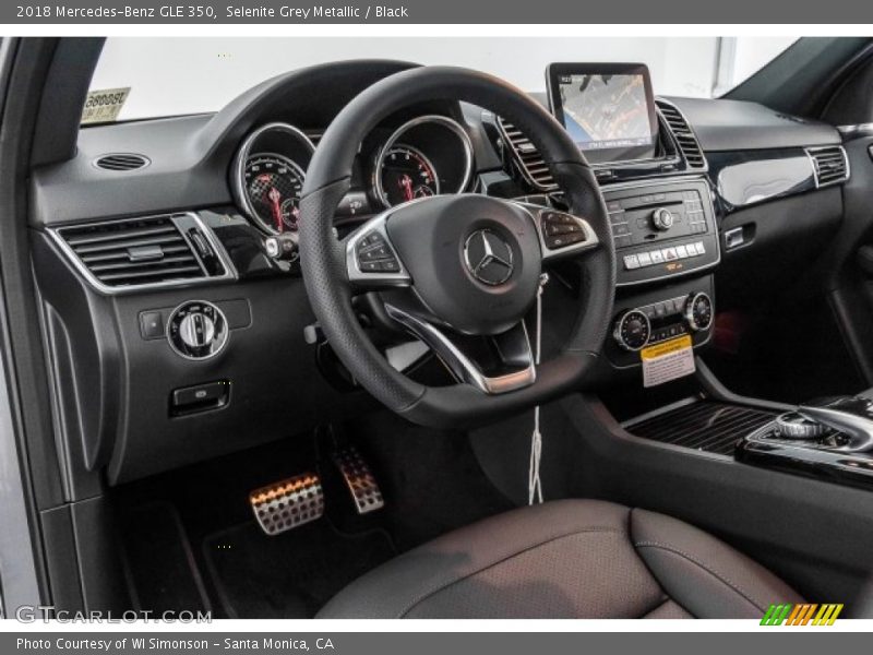 Selenite Grey Metallic / Black 2018 Mercedes-Benz GLE 350