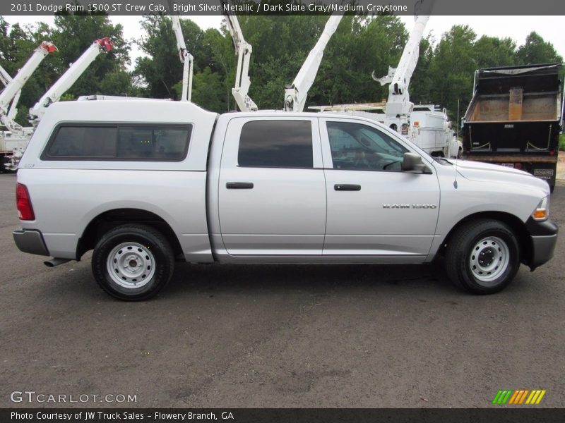 Bright Silver Metallic / Dark Slate Gray/Medium Graystone 2011 Dodge Ram 1500 ST Crew Cab