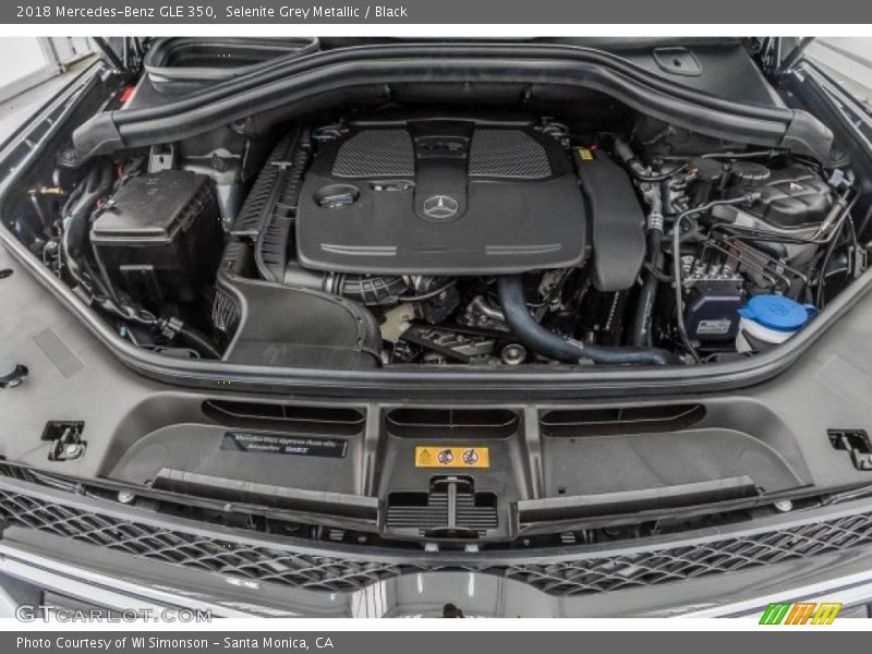 Selenite Grey Metallic / Black 2018 Mercedes-Benz GLE 350