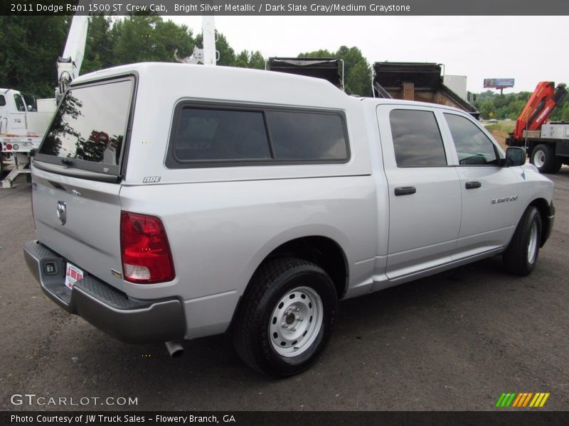 Bright Silver Metallic / Dark Slate Gray/Medium Graystone 2011 Dodge Ram 1500 ST Crew Cab