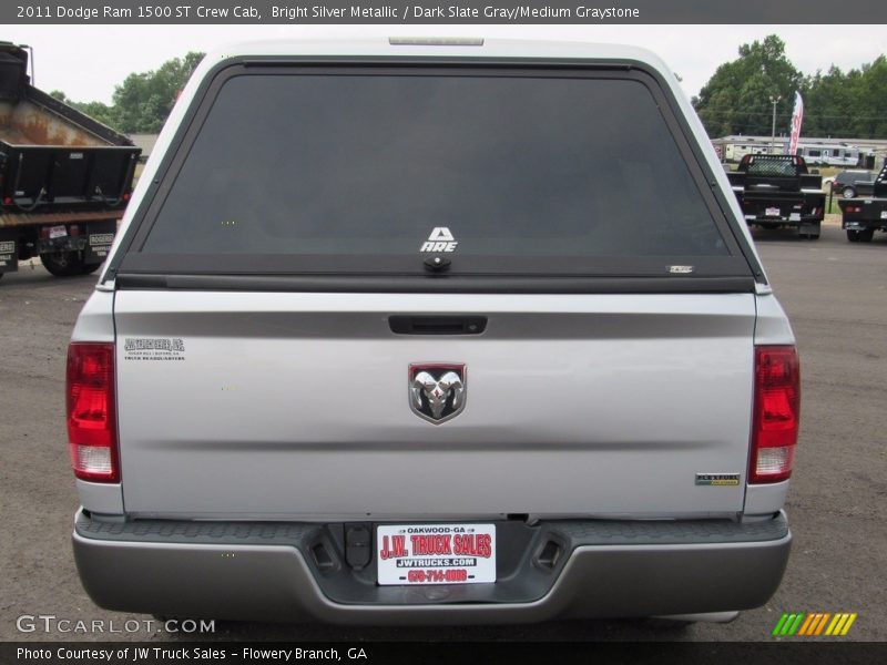 Bright Silver Metallic / Dark Slate Gray/Medium Graystone 2011 Dodge Ram 1500 ST Crew Cab