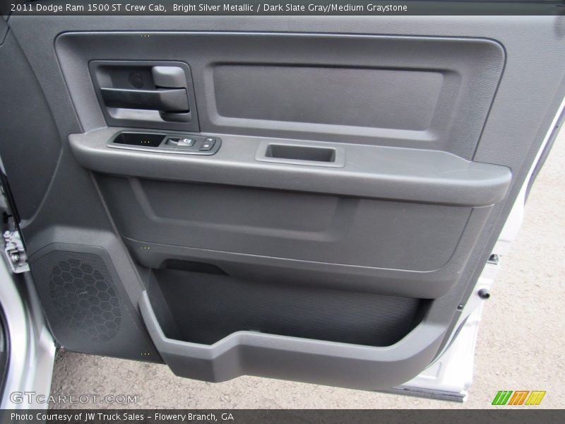 Bright Silver Metallic / Dark Slate Gray/Medium Graystone 2011 Dodge Ram 1500 ST Crew Cab