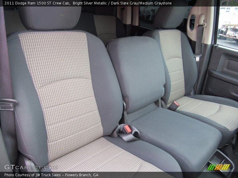Bright Silver Metallic / Dark Slate Gray/Medium Graystone 2011 Dodge Ram 1500 ST Crew Cab