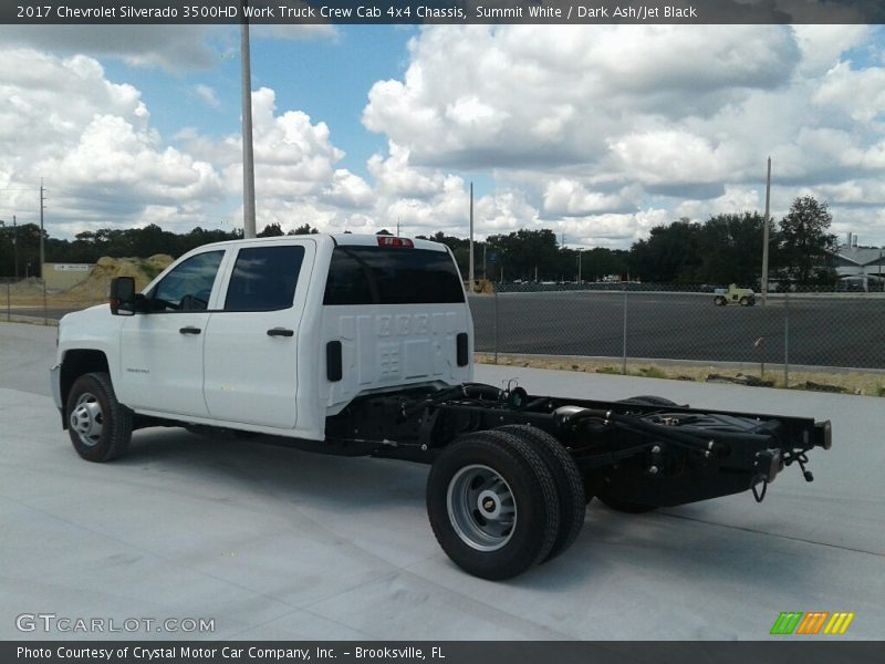 Summit White / Dark Ash/Jet Black 2017 Chevrolet Silverado 3500HD Work Truck Crew Cab 4x4 Chassis