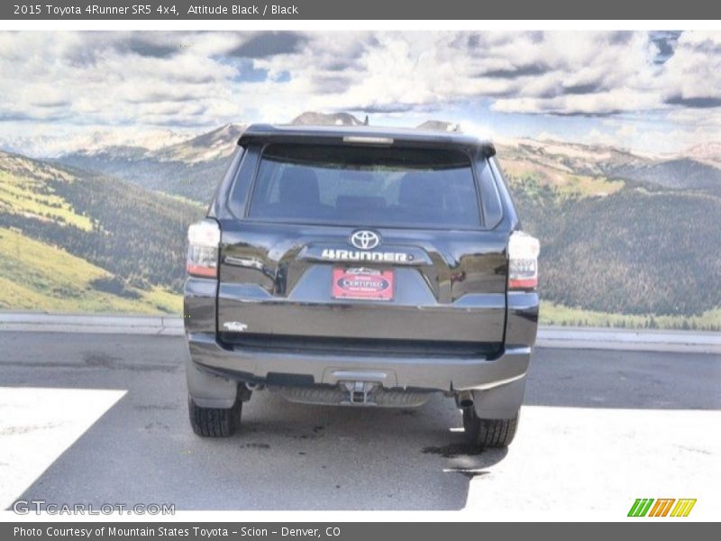 Attitude Black / Black 2015 Toyota 4Runner SR5 4x4