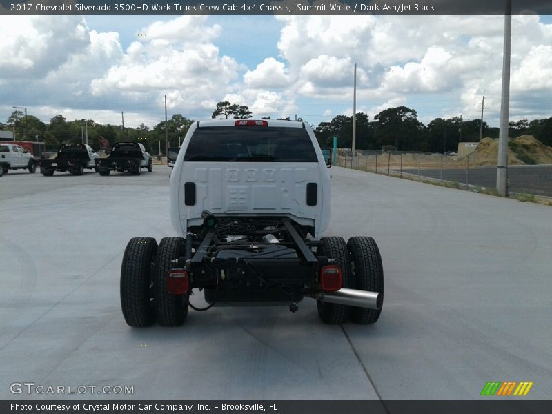 Summit White / Dark Ash/Jet Black 2017 Chevrolet Silverado 3500HD Work Truck Crew Cab 4x4 Chassis