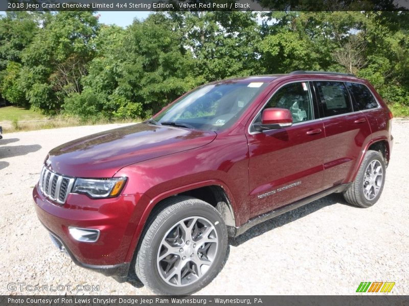 Velvet Red Pearl / Black 2018 Jeep Grand Cherokee Limited 4x4 Sterling Edition