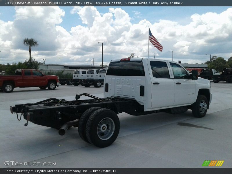 Summit White / Dark Ash/Jet Black 2017 Chevrolet Silverado 3500HD Work Truck Crew Cab 4x4 Chassis