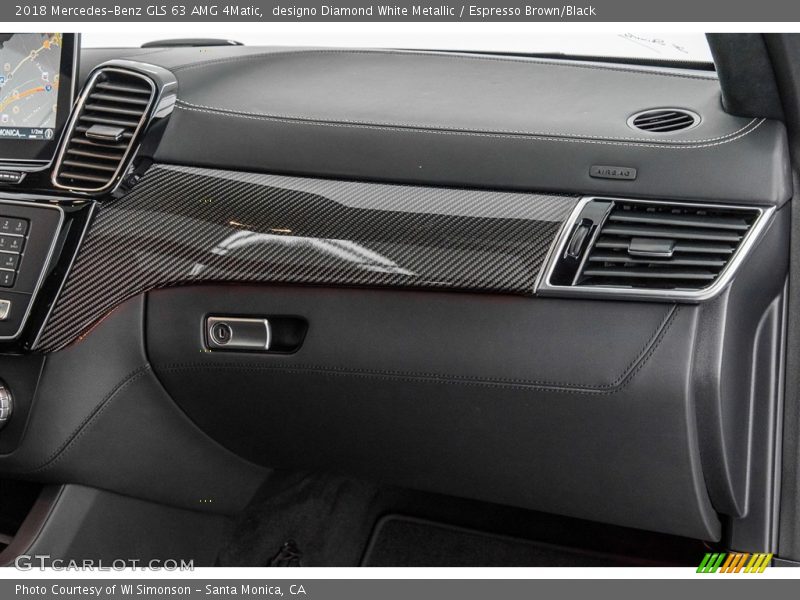 Dashboard of 2018 GLS 63 AMG 4Matic