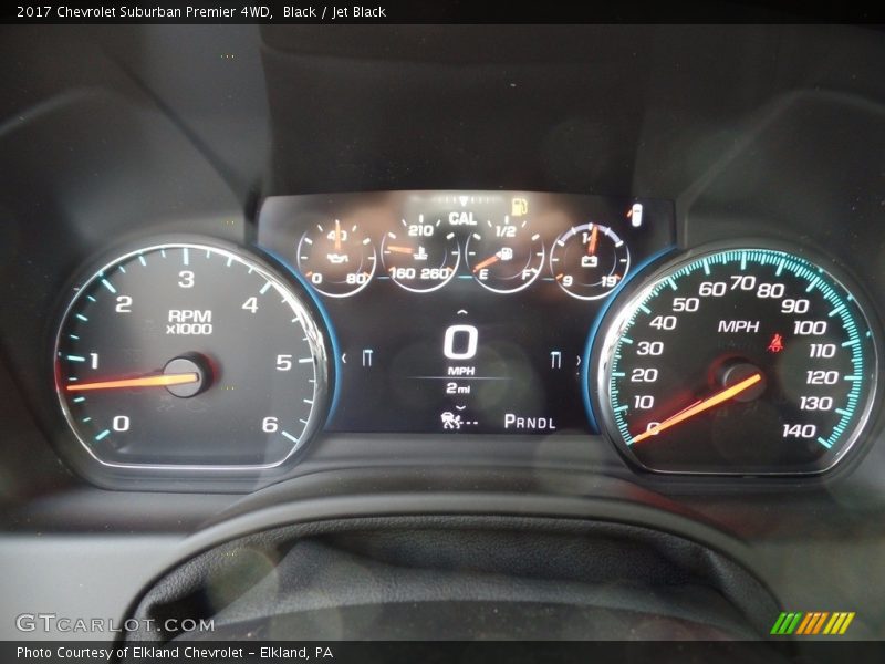 Black / Jet Black 2017 Chevrolet Suburban Premier 4WD