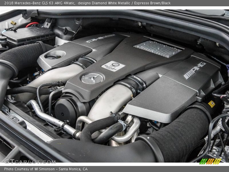  2018 GLS 63 AMG 4Matic Engine - 5.5 Liter AMG biturbo DOHC 32-Valve VVT V8