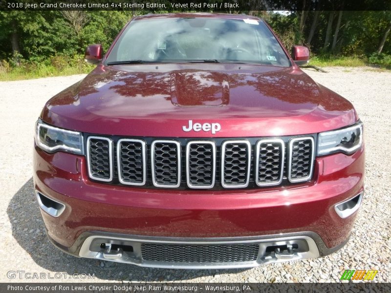 Velvet Red Pearl / Black 2018 Jeep Grand Cherokee Limited 4x4 Sterling Edition