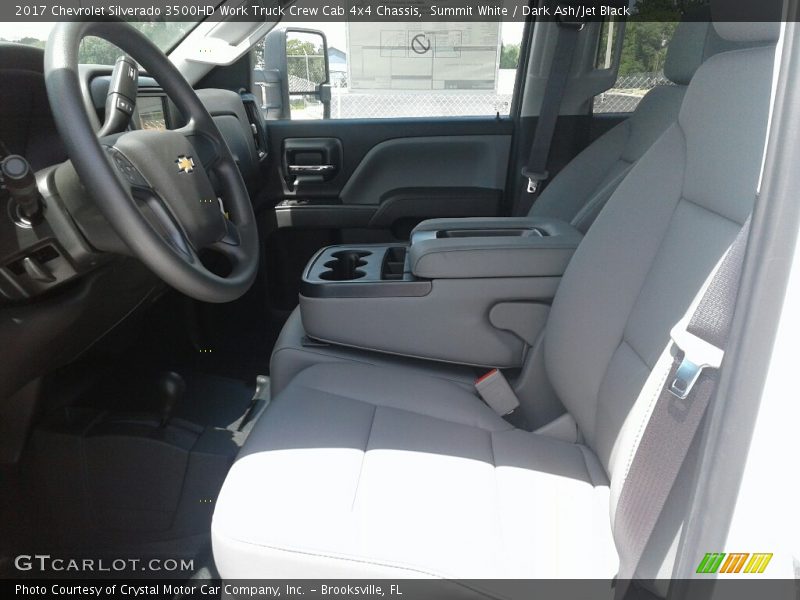Summit White / Dark Ash/Jet Black 2017 Chevrolet Silverado 3500HD Work Truck Crew Cab 4x4 Chassis
