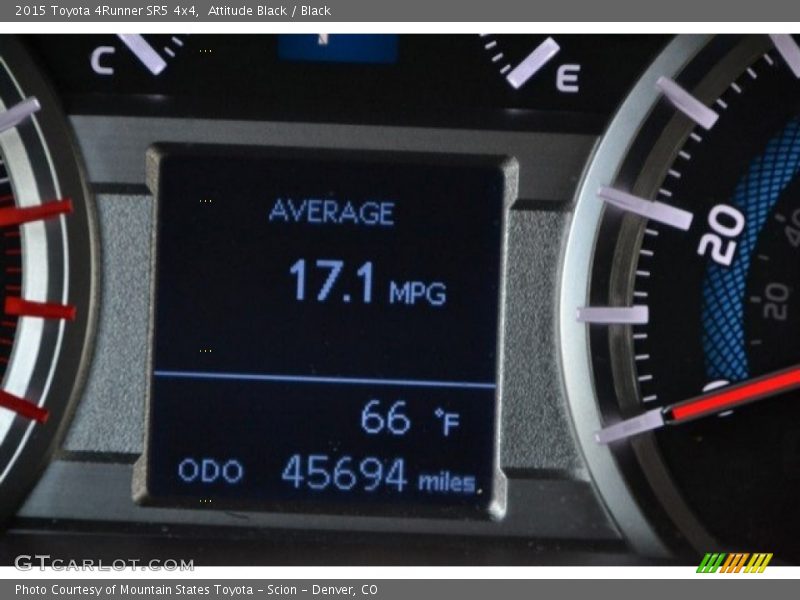 Attitude Black / Black 2015 Toyota 4Runner SR5 4x4