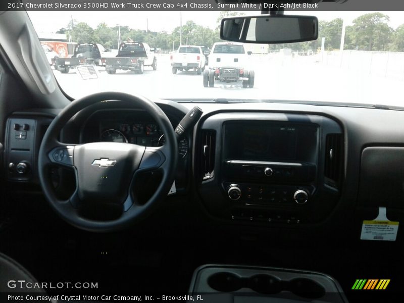 Summit White / Dark Ash/Jet Black 2017 Chevrolet Silverado 3500HD Work Truck Crew Cab 4x4 Chassis