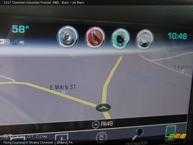 Black / Jet Black 2017 Chevrolet Suburban Premier 4WD