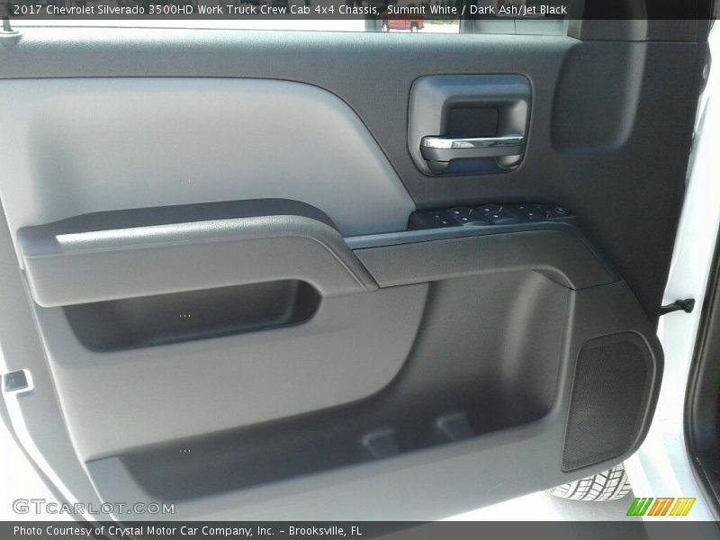 Summit White / Dark Ash/Jet Black 2017 Chevrolet Silverado 3500HD Work Truck Crew Cab 4x4 Chassis