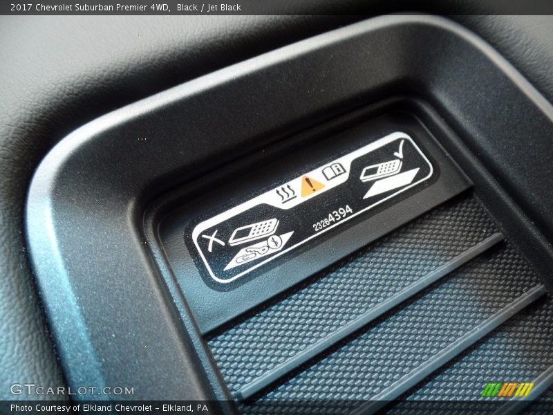 Black / Jet Black 2017 Chevrolet Suburban Premier 4WD