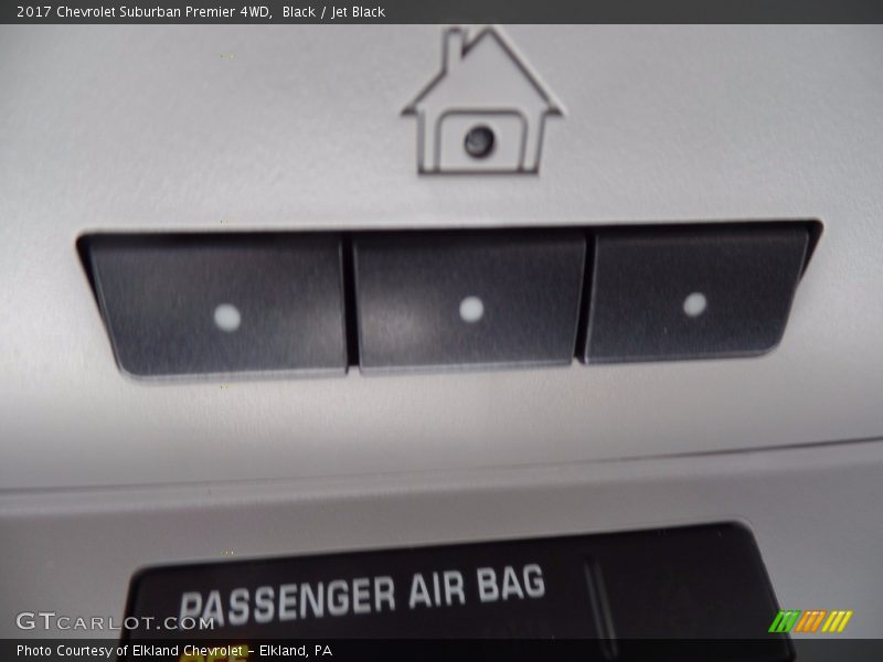 Black / Jet Black 2017 Chevrolet Suburban Premier 4WD