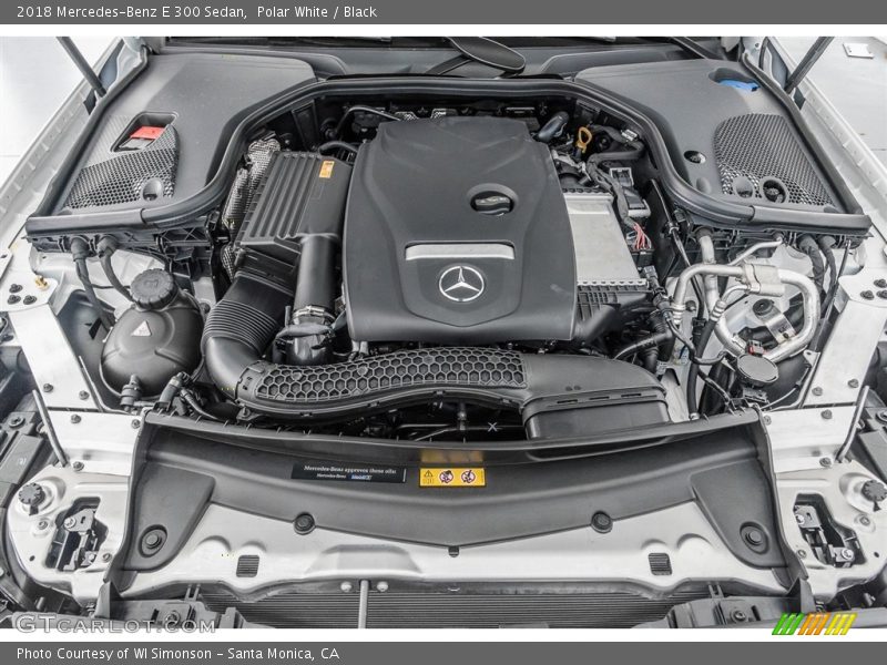  2018 E 300 Sedan Engine - 2.0 Liter Turbocharged DOHC 16-Valve VVT 4 Cylinder