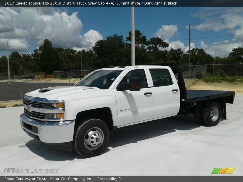 Summit White / Dark Ash/Jet Black 2017 Chevrolet Silverado 3500HD Work Truck Crew Cab 4x4