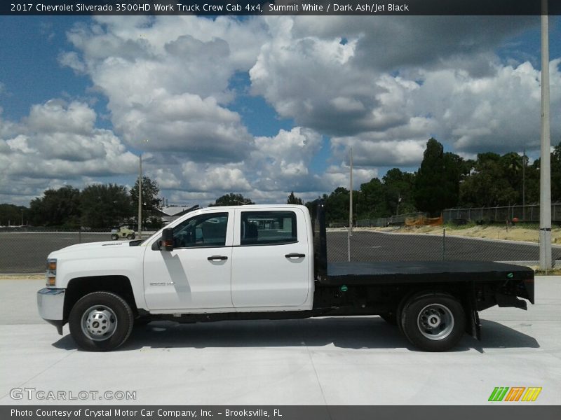 Summit White / Dark Ash/Jet Black 2017 Chevrolet Silverado 3500HD Work Truck Crew Cab 4x4