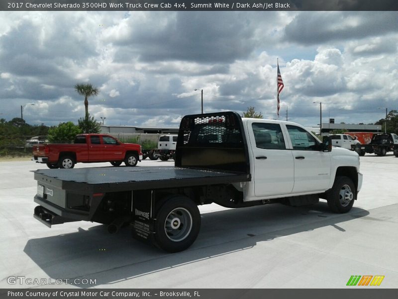 Summit White / Dark Ash/Jet Black 2017 Chevrolet Silverado 3500HD Work Truck Crew Cab 4x4