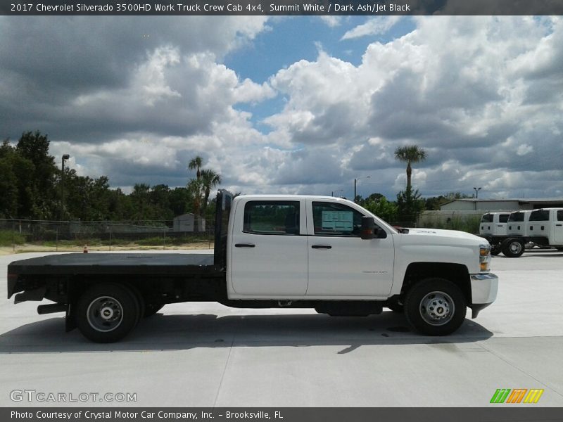 Summit White / Dark Ash/Jet Black 2017 Chevrolet Silverado 3500HD Work Truck Crew Cab 4x4