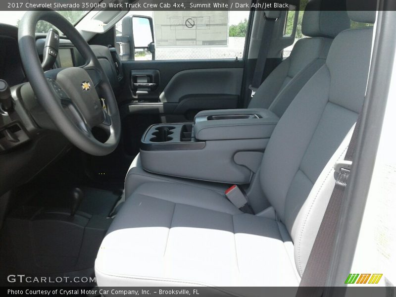 Summit White / Dark Ash/Jet Black 2017 Chevrolet Silverado 3500HD Work Truck Crew Cab 4x4