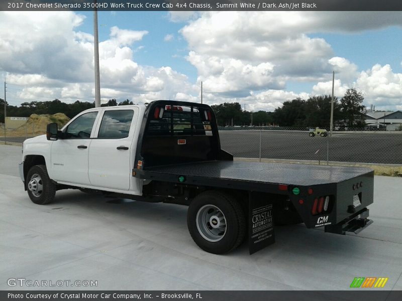 Summit White / Dark Ash/Jet Black 2017 Chevrolet Silverado 3500HD Work Truck Crew Cab 4x4 Chassis