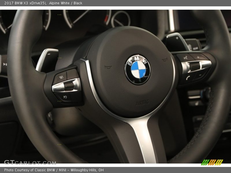 Alpine White / Black 2017 BMW X3 xDrive35i